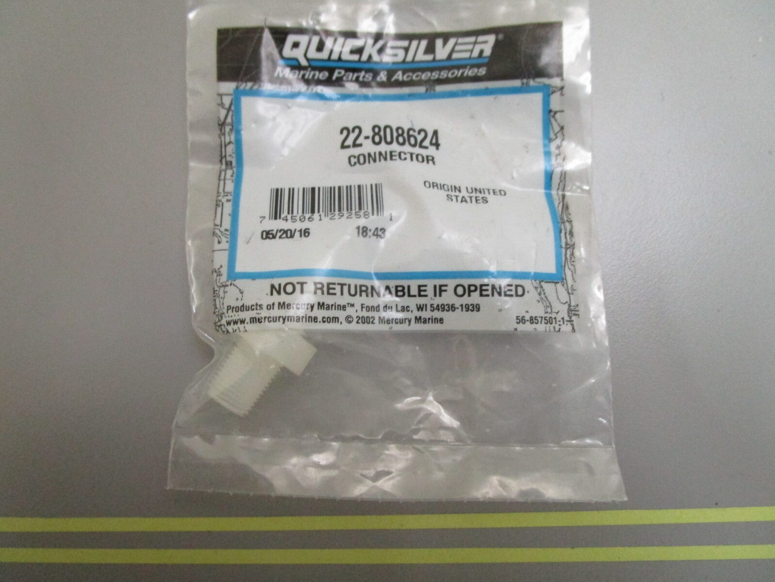 *NEW OEM* 0810 Mercury Quicksilver Connector 22-808624