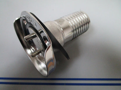 *NEW OEM* 0720 Attwood Gas Deck Fill & Cap 1 ½" Hose