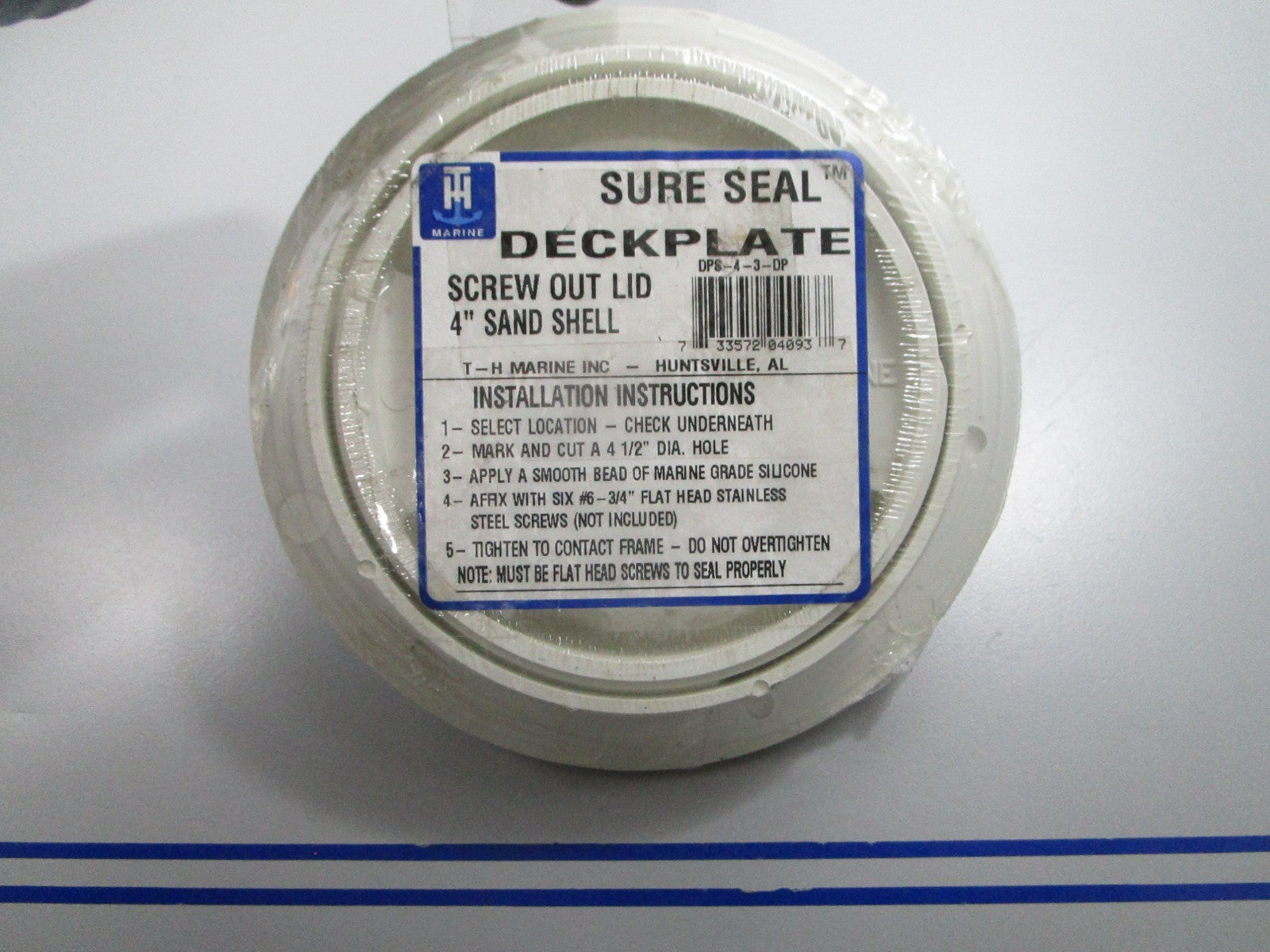 *NEW* 0810 TH Marine Deck Plate DPS-4-3-DP