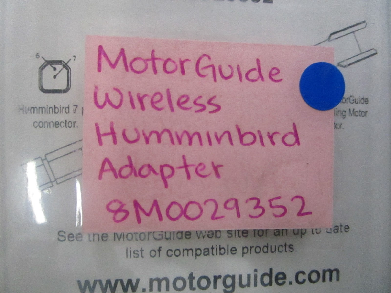 *NEW OEM* 0810 MotorGuide Wireles Humminbird Adapter 8M0029352