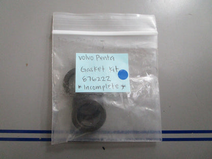 *NEW OEM* 0720 Volvo Penta *Incomplete* Gasket Kit 876222