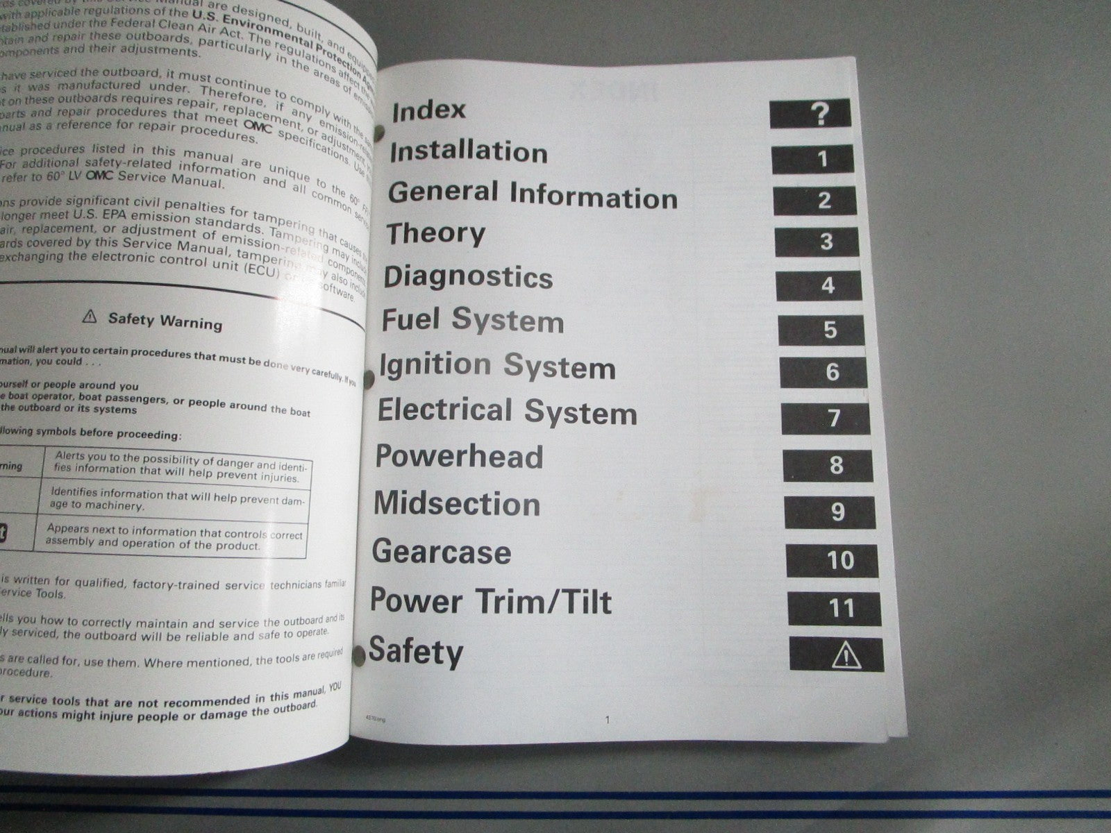 NEW OEM OMC Johnson Evinrude 787023 0787023 1999 70HP Service Manual 0820