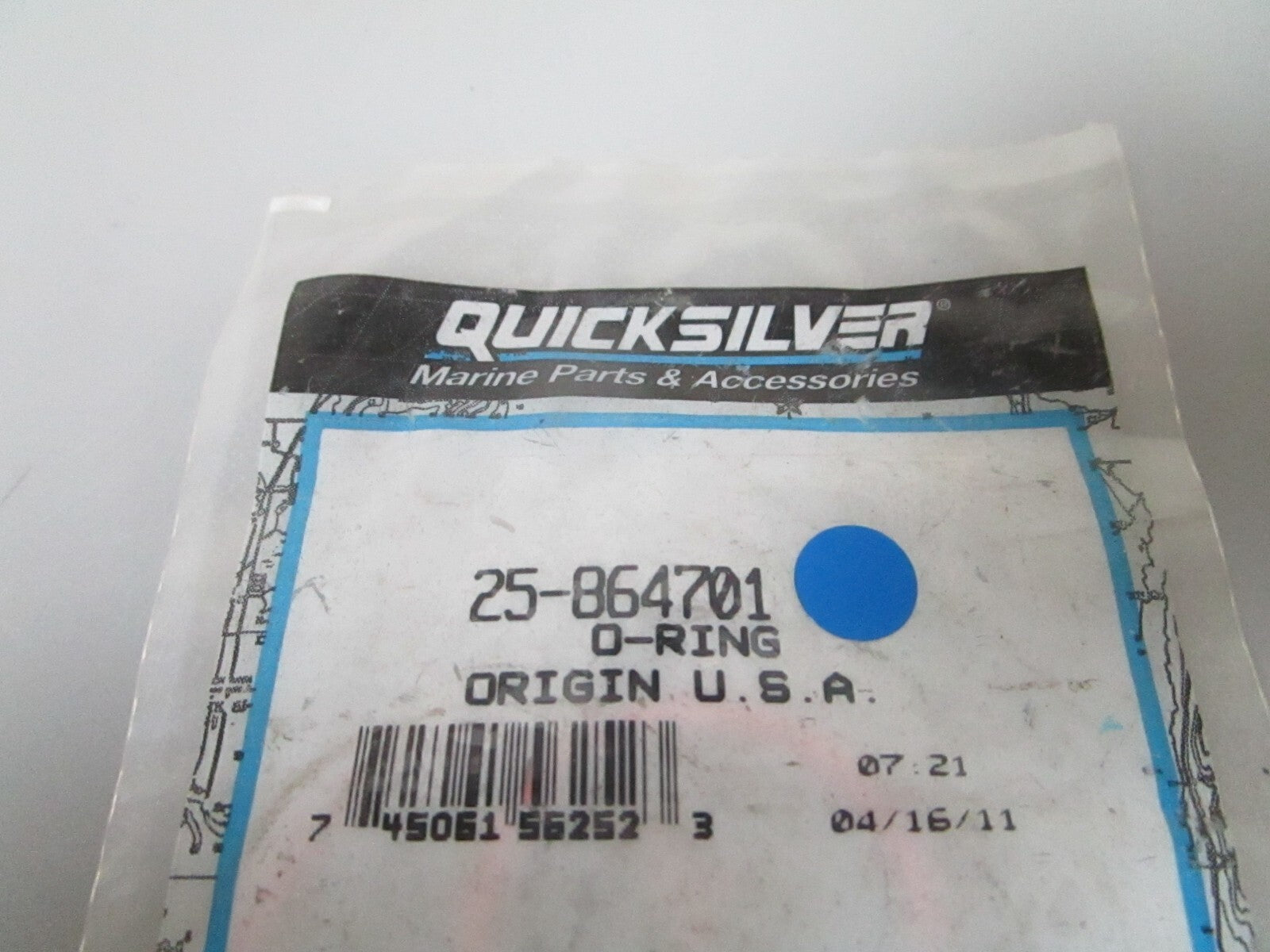 *NEW OEM* (LOT OF 2) 0810 Mercury Quicksilver O-Ring 25-864701