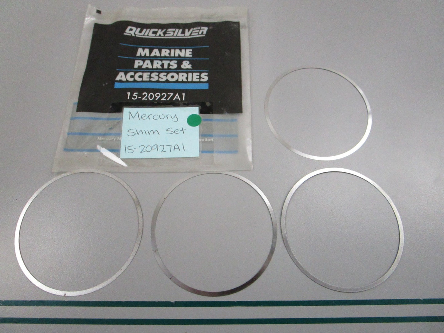 NEW OEM 15-20927A1 Mercury Quicksilver Shim Set 0810