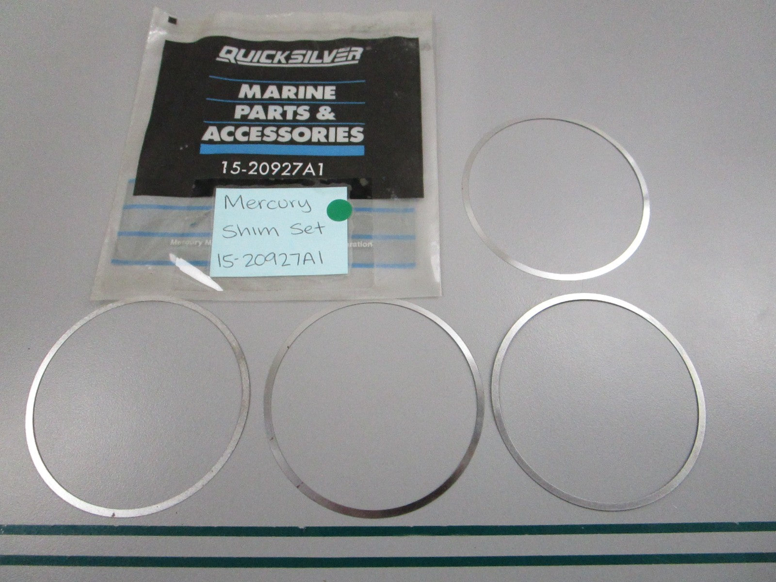 NEW OEM 15-20927A1 Mercury Quicksilver Shim Set 0810