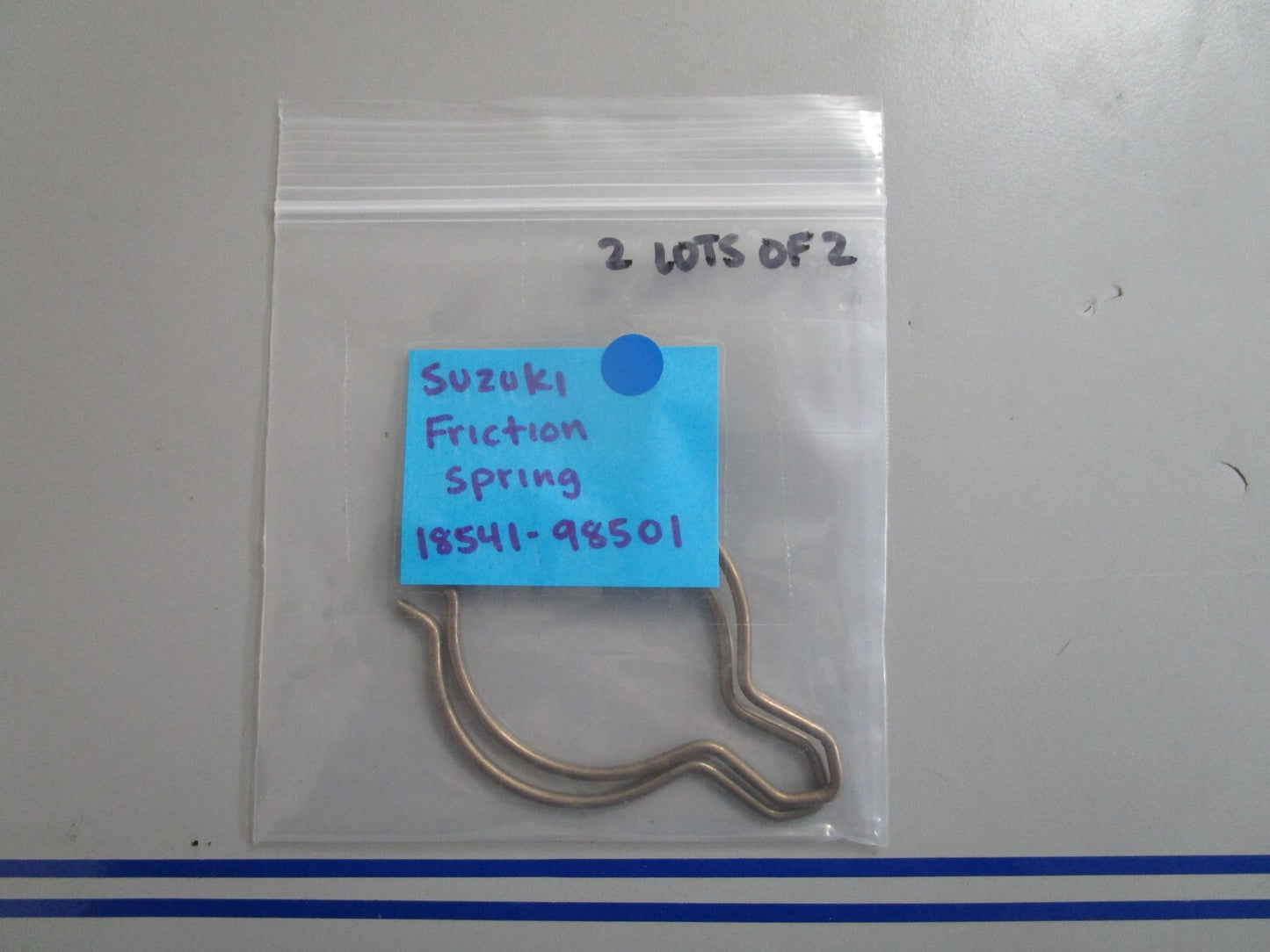 *NEW OEM* (LOT OF 2) 0810 Suzuki Friction Spring 18541-98501