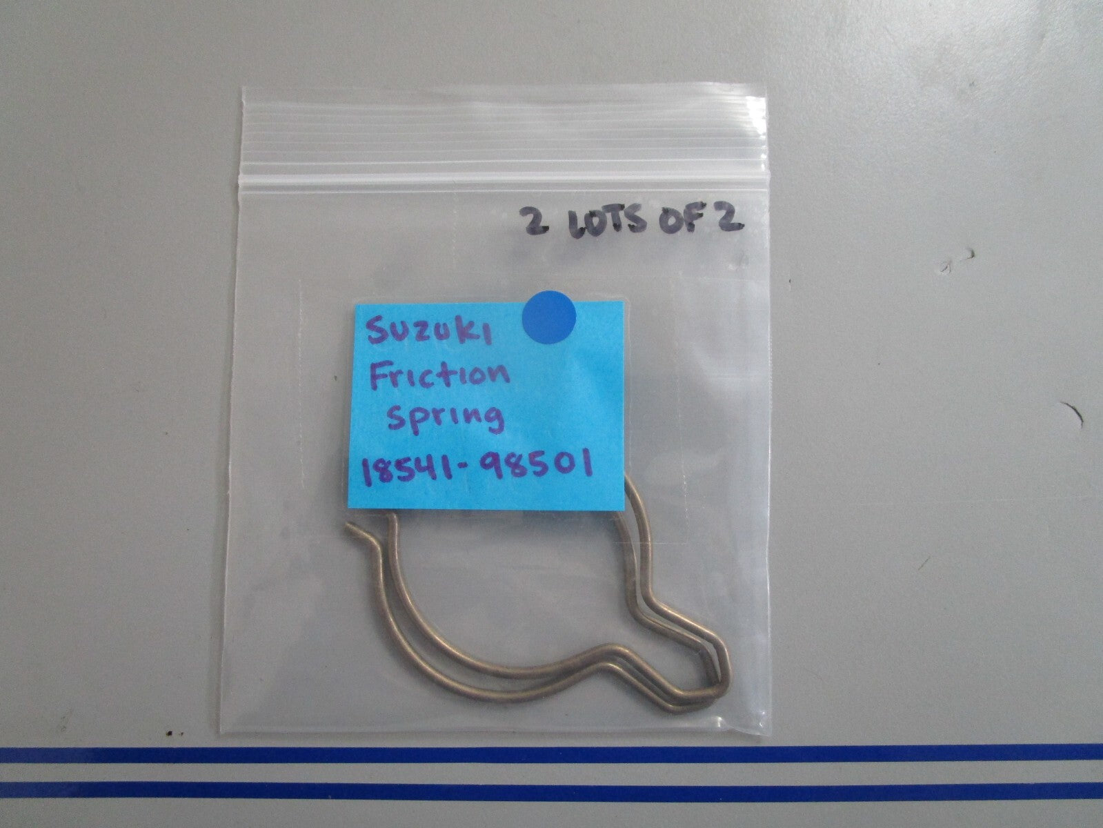 *NEW OEM* (LOT OF 2) 0810 Suzuki Friction Spring 18541-98501