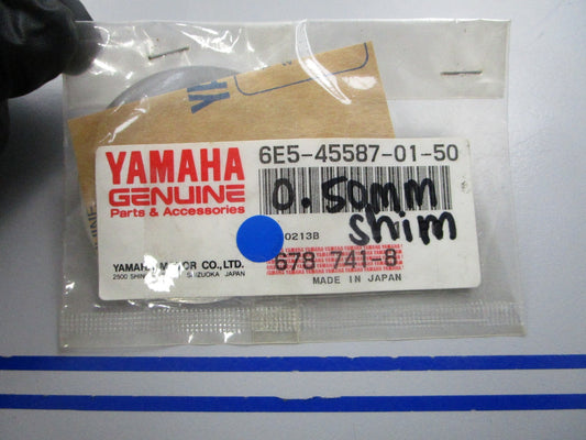NEW OEM 6E5-45587-01-50 Yamaha 0.50mm Shim 0810