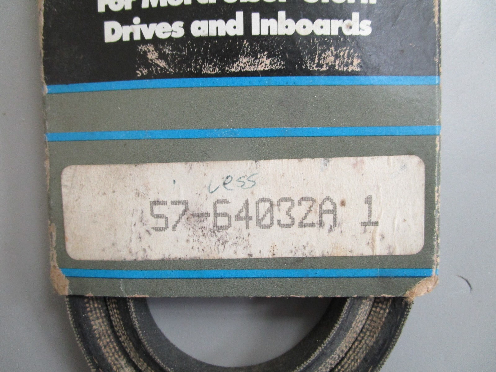 *NEW OEM* 0820 Mercury Quicksilver V-Belt 57-64032A1