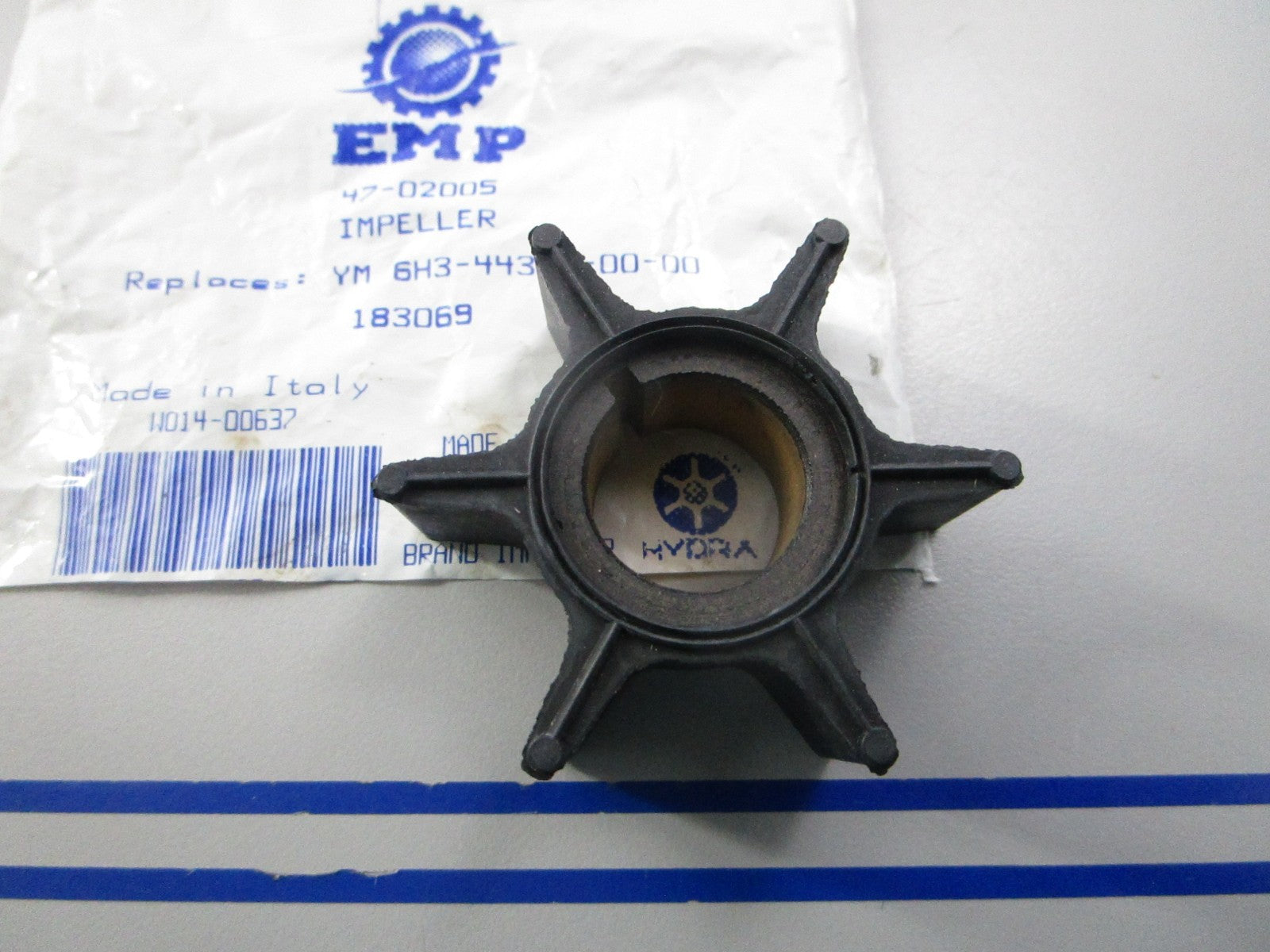 NEW 47-02005 Replaces: Yamaha 6H3-44352-00-00 EMP Impeller 0810