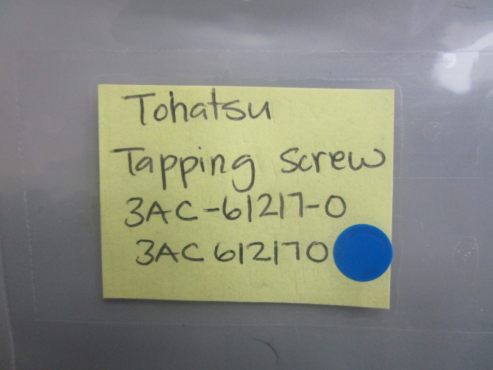 *NEW OEM* 0810 Tohatsu Tapping Screw 3AC-61217-0 3AC612170