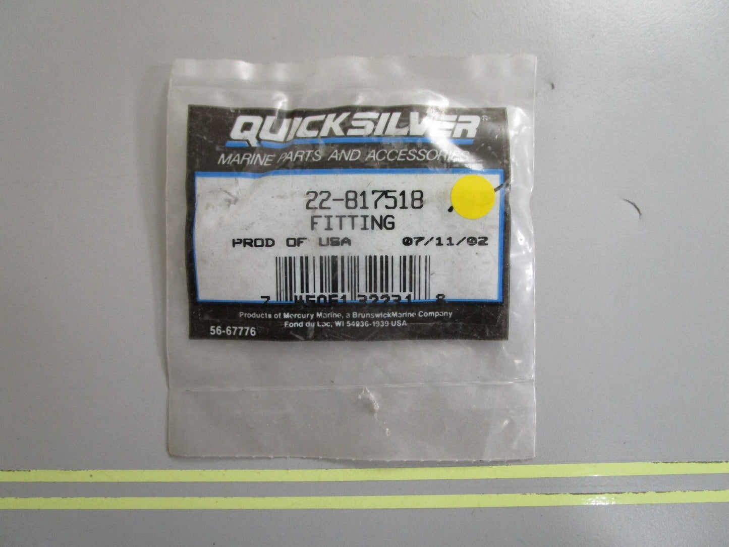 *NEW OEM* 0810 Mercury Quicksilver Fitting 22-817518