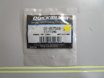 *NEW OEM* 0810 Mercury Quicksilver Fitting 22-817518