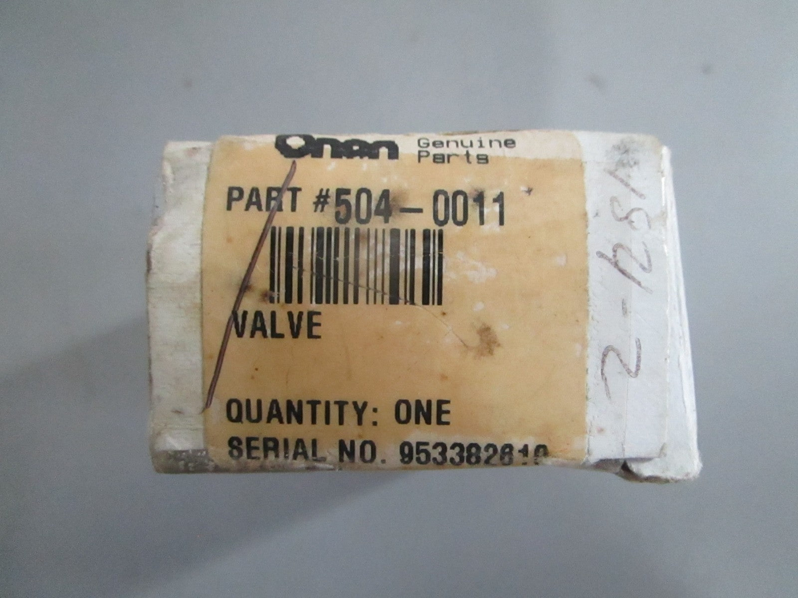 *NEW OEM* 0820 Onan Valve 504-0011