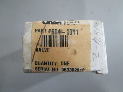 *NEW OEM* 0820 Onan Valve 504-0011