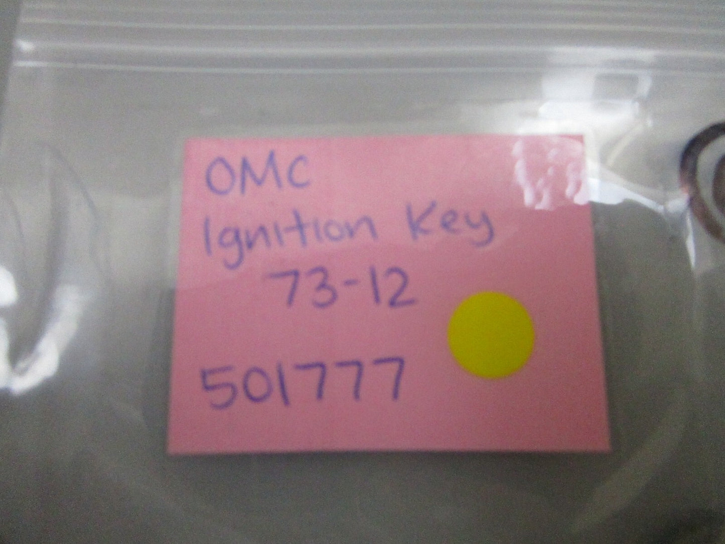 *NEW OEM* 0810 OMC Johnson Evinrude Ignition Key 73-12 501777 0501777