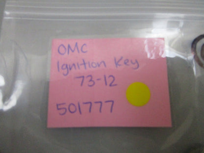 *NEW OEM* 0810 OMC Johnson Evinrude Ignition Key 73-12 501777 0501777
