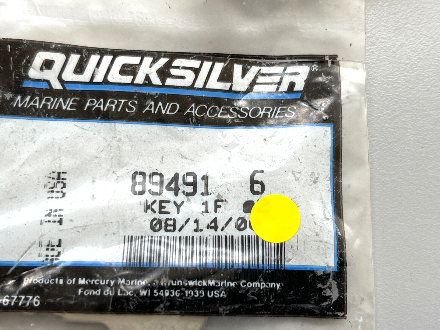 *NEW OEM* 0750 Mercury Quicksilver KEY 89491-6