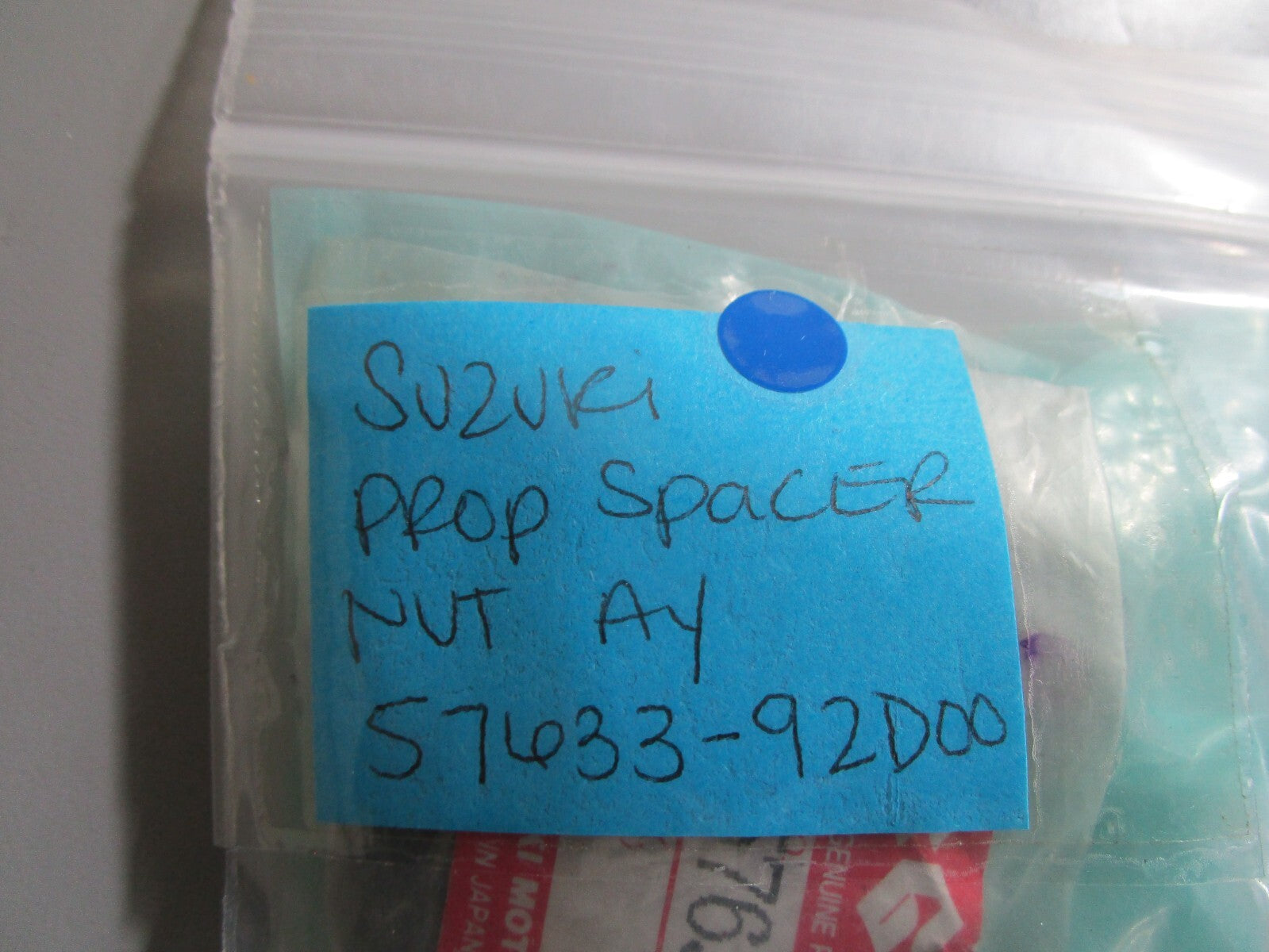 *NEW OEM* 0810 Suzuki Propeller Spacer Nut Assembly Set 57633-92D00