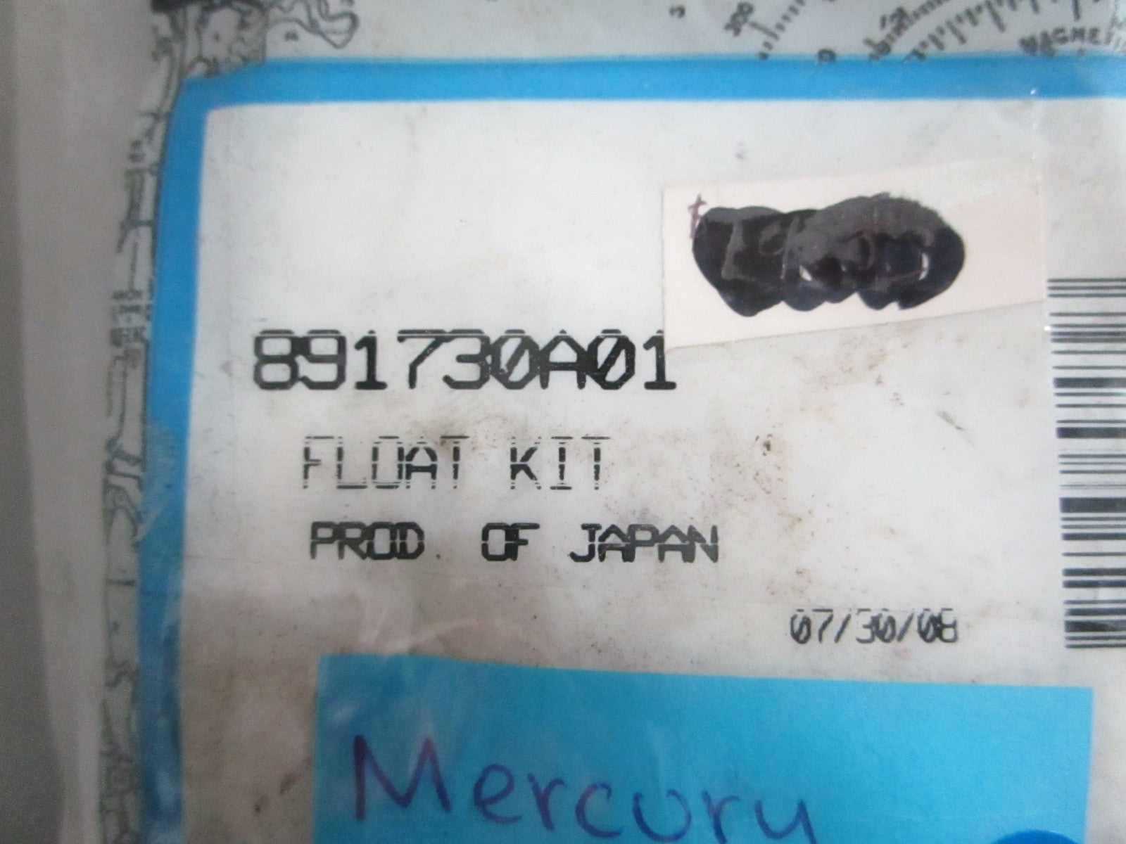 NEW OEM 891730A1 Mercury Quicksilver Float Kit 0820