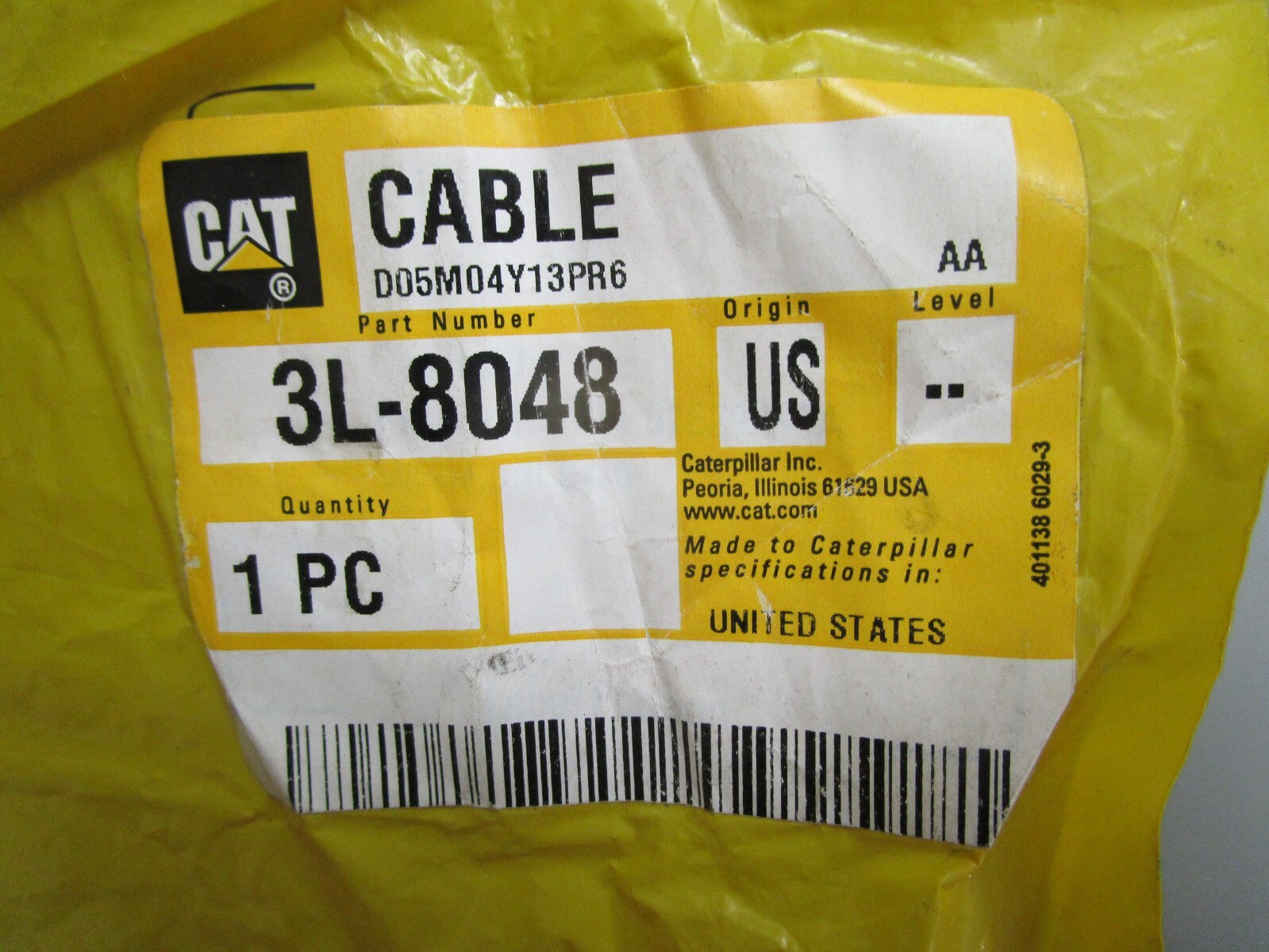 *NEW OEM* 0820 CAT Cable 3L-9048