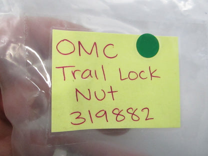 NEW OEM 319882 0319882 OMC Johnson Evinrude Trail Lock Nut 0810