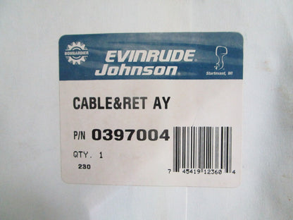 NEW OEM 397004 0397004 OMC Johnson Evinrude Throttle Cable Assy 0820