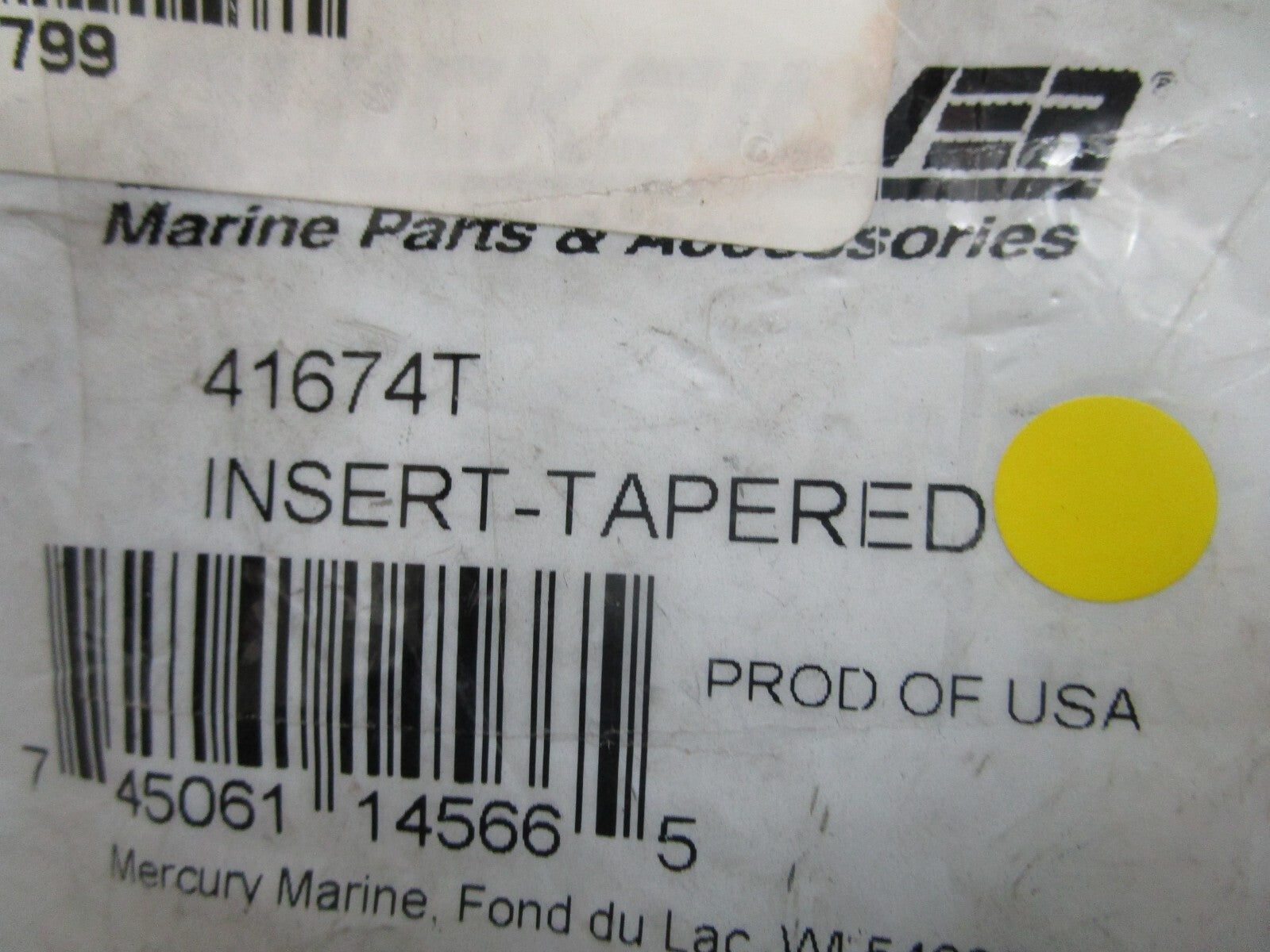 *NEW OEM* 0810 Mercury Quicksilver Tapered Insert 41674T