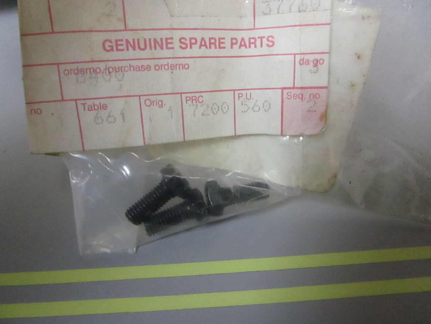 *NEW OEM* (LOT OF 3) 0810 Volvo Penta Screw 955244