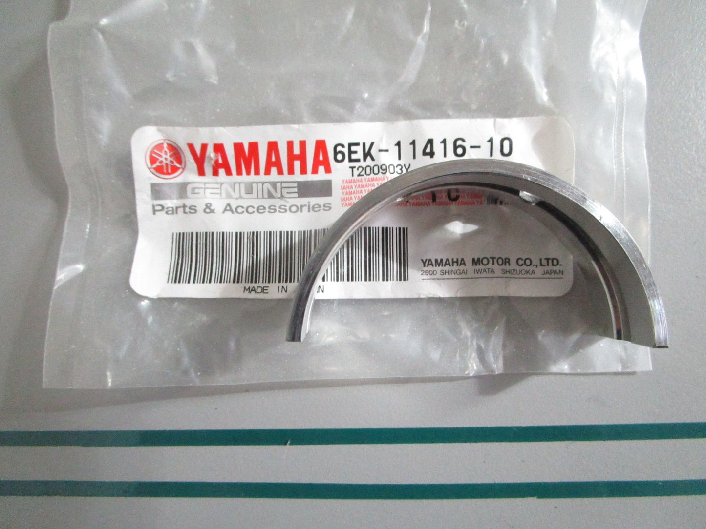 NEW OEM 6EK-11416-10-00 Yamaha Crankshaft Plane Bearing 0820