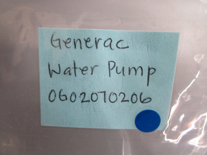*NEW OEM* 0820 Generac Water Pump 0602070206