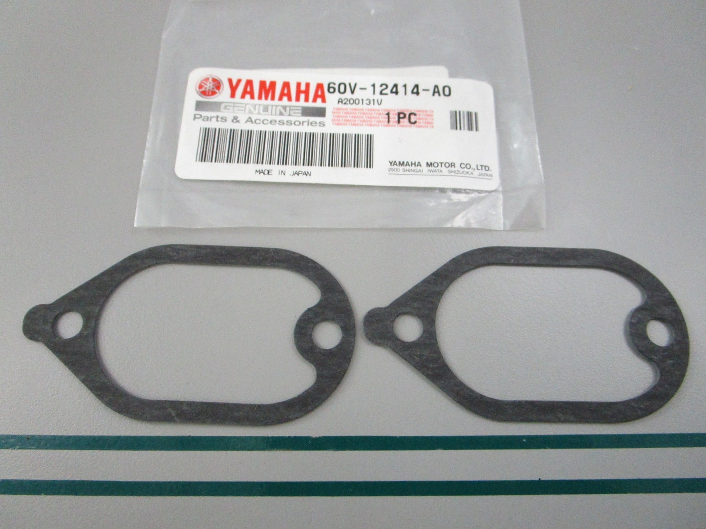 NEW OEM (LOT OF 2) 60V-12414-A0-00 Yamaha Thermostat Gasket 0810