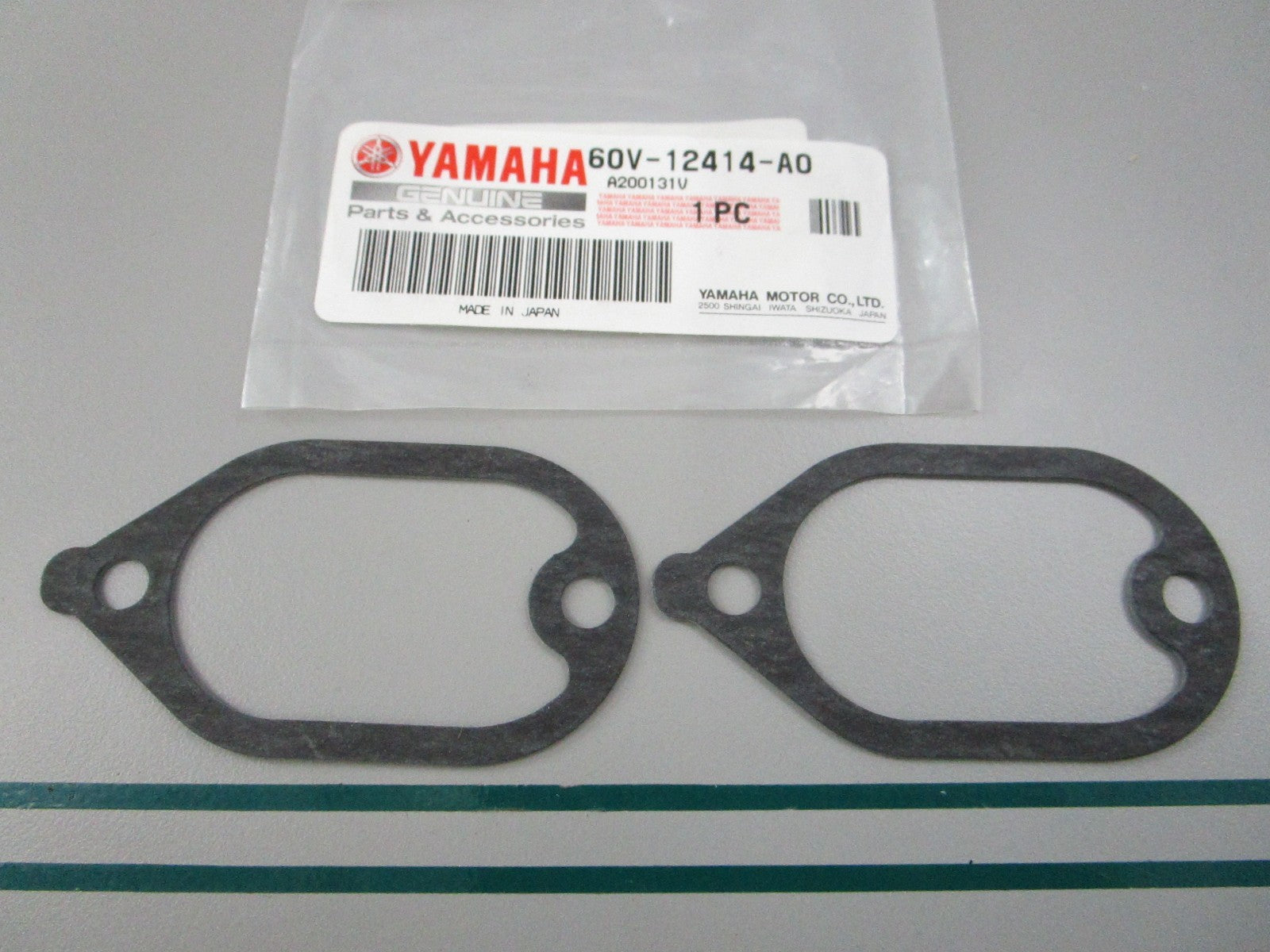 NEW OEM (LOT OF 2) 60V-12414-A0-00 Yamaha Thermostat Gasket 0810