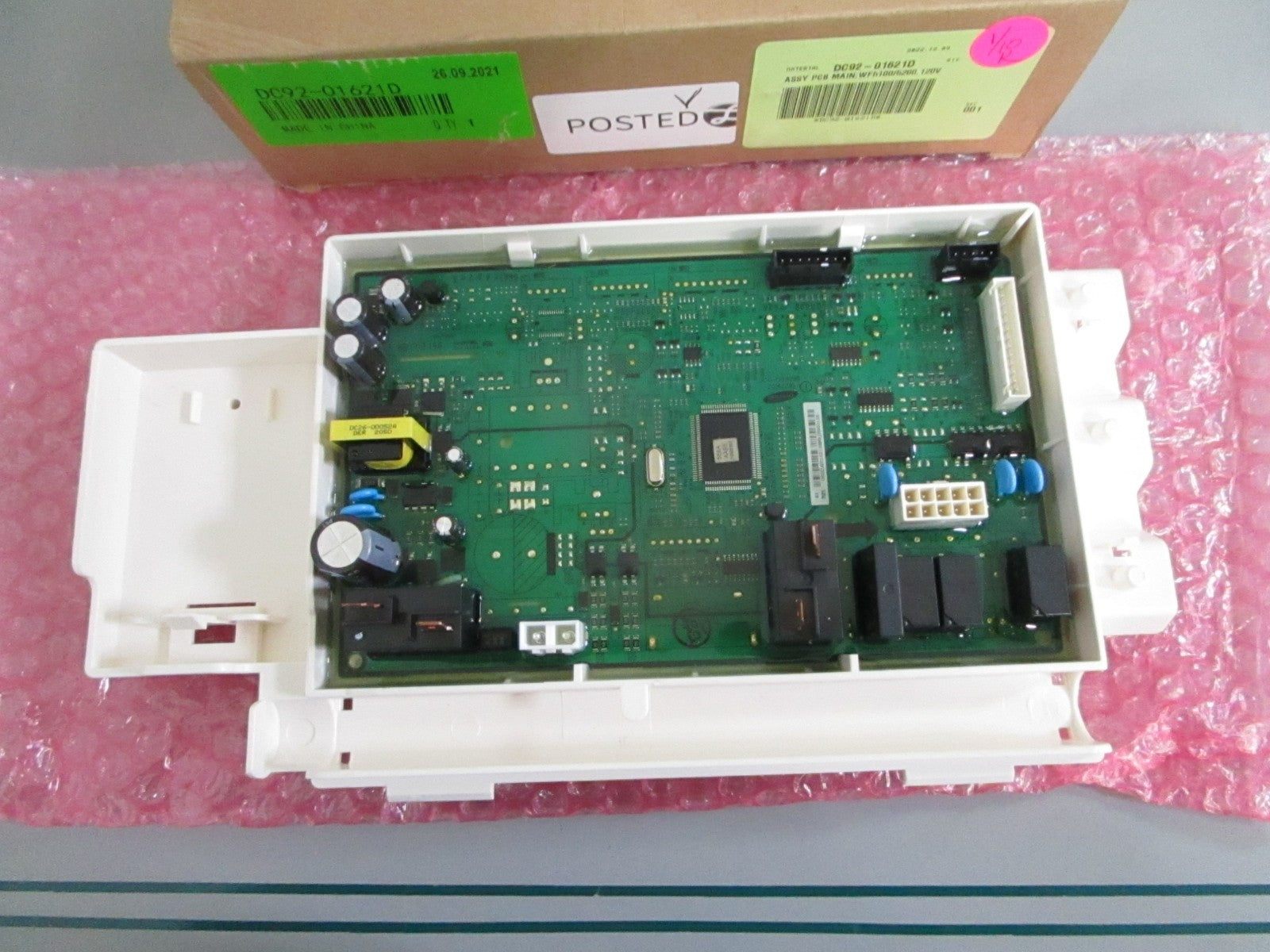 NEW OEM DC92-01621D Samsung Washer Control Board 0820