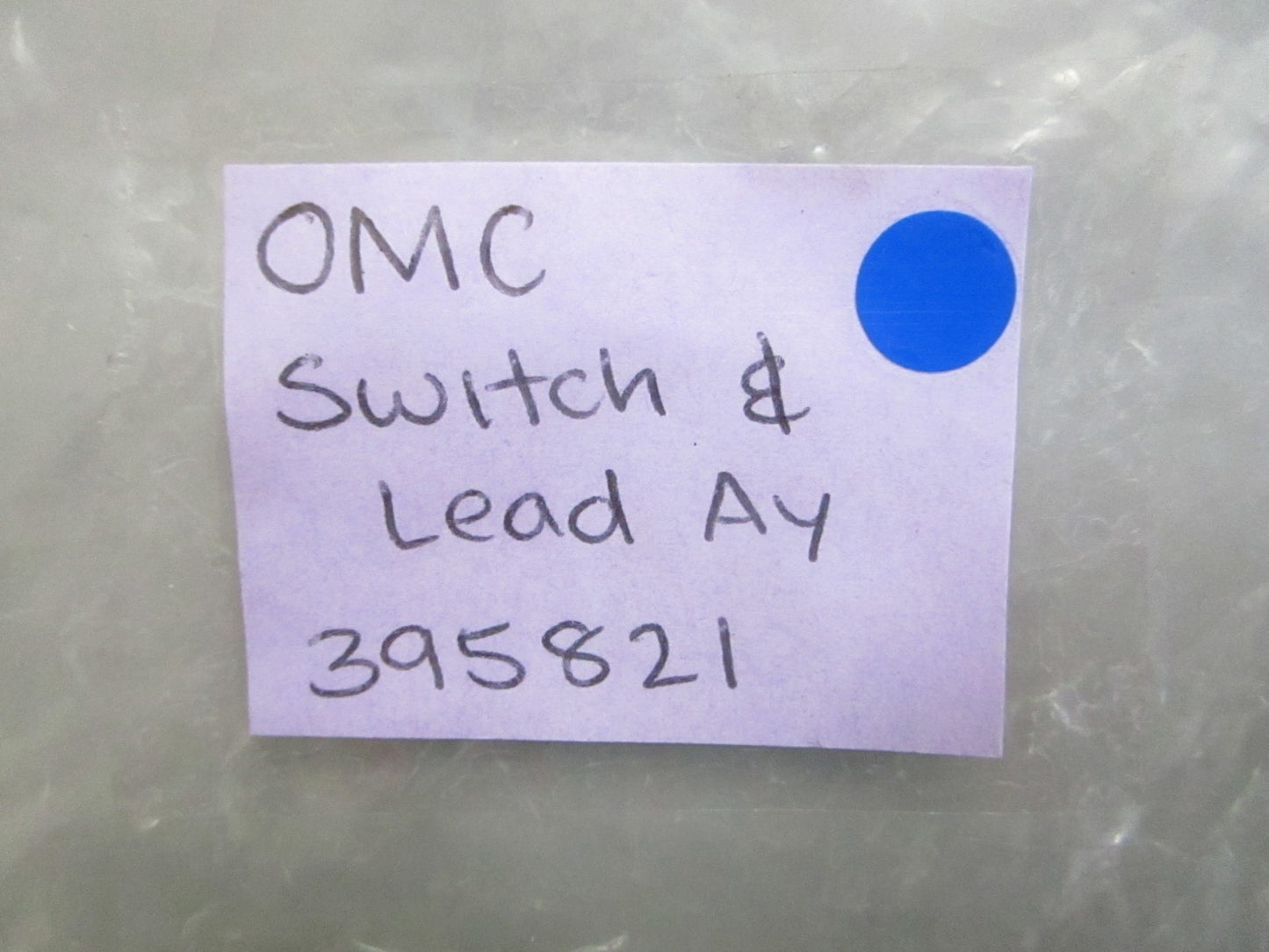 *NEW OEM* 0820 OMC Johnson Evinrude Switch & Lead Ay 395821 0395821