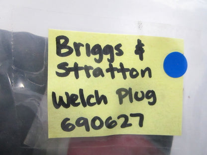 NEW OEM 690627 Briggs & Stratton Welch Plug 0810