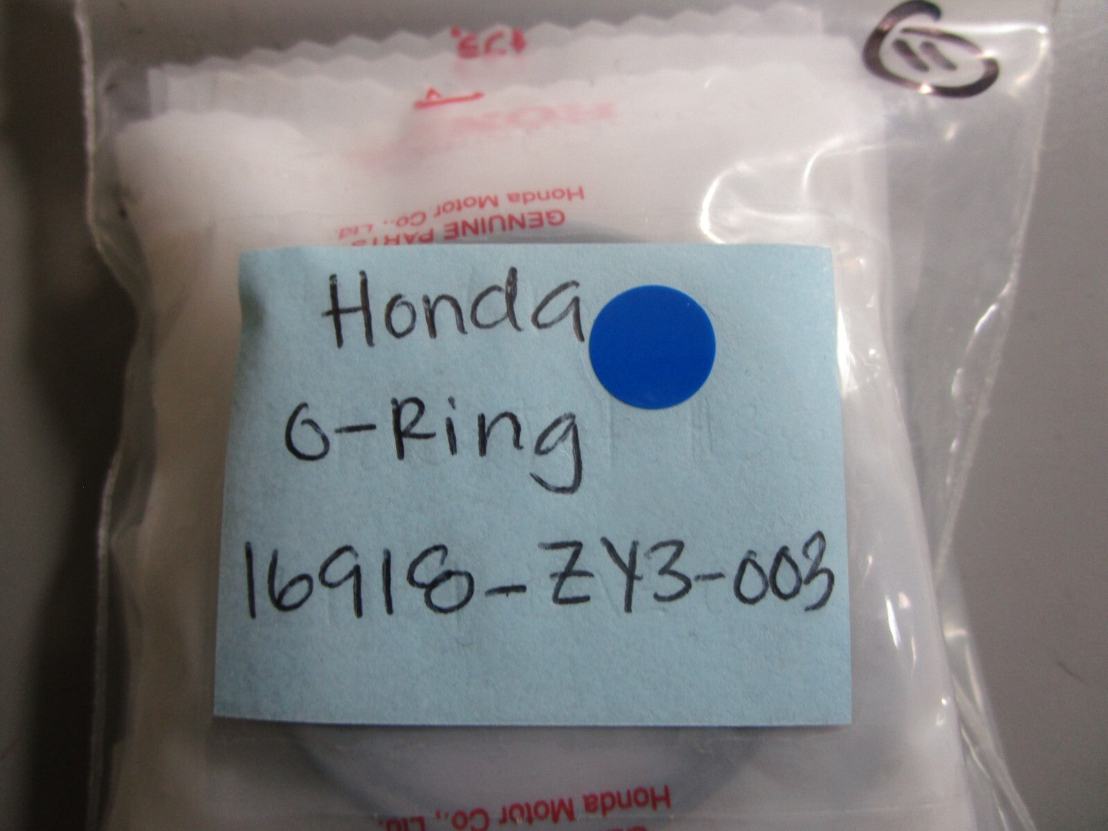 *NEW OEM* 0810 Honda O-Ring 16918-ZY3-003