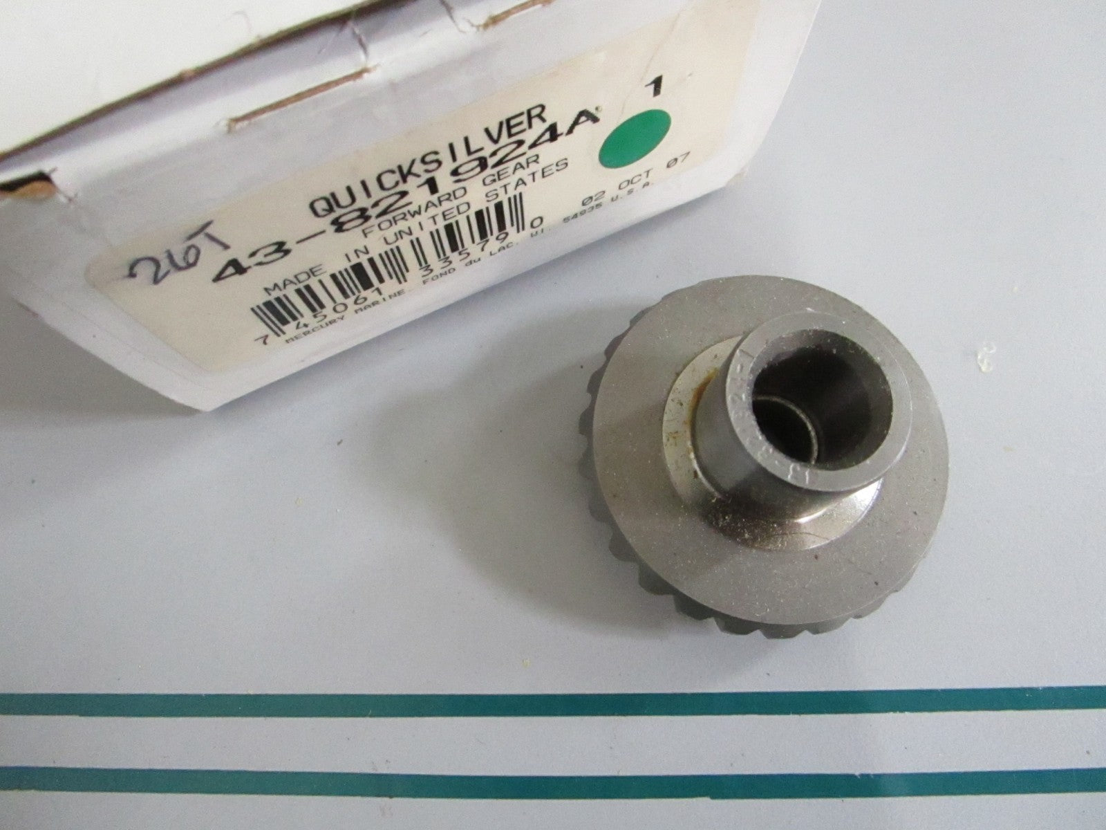 NEW OEM 43-821924A1 Mercury Quicksilver 26T Forward Gear 0820