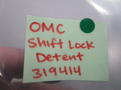 NEW OEM (LOT OF 3) 319414 0319414 OMC Johnson Evinrude Shift Lock Detent 0810