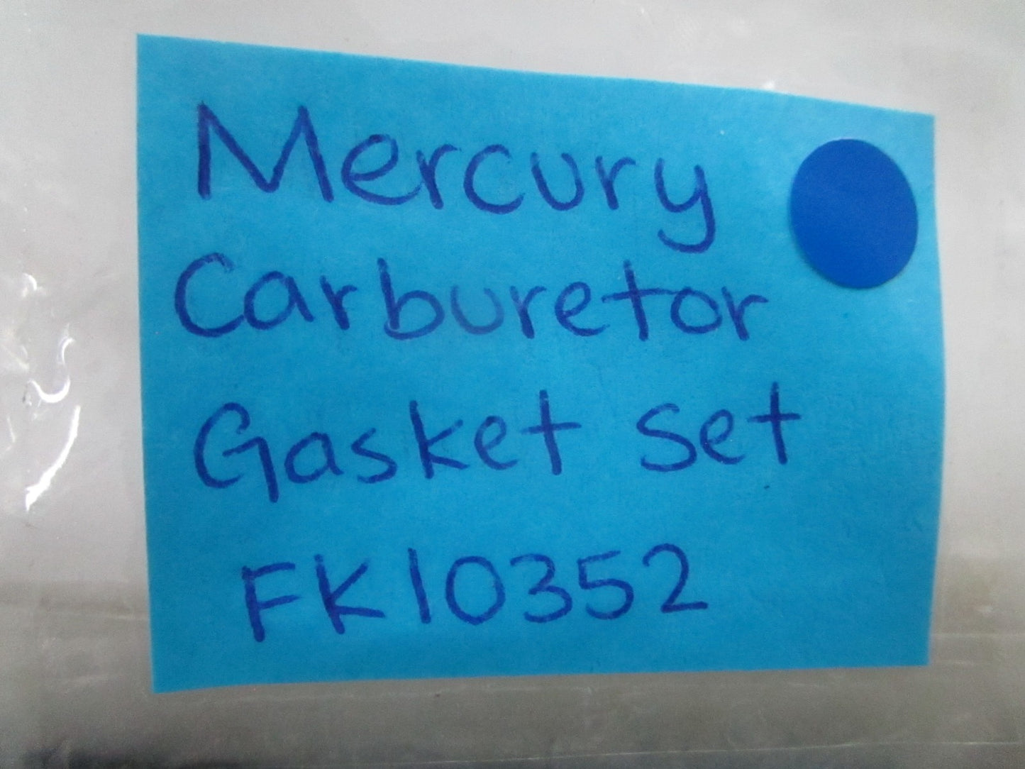 *NEW OEM* 0810 Mercury Quicksilver Carburetor Gasket Set FK10352