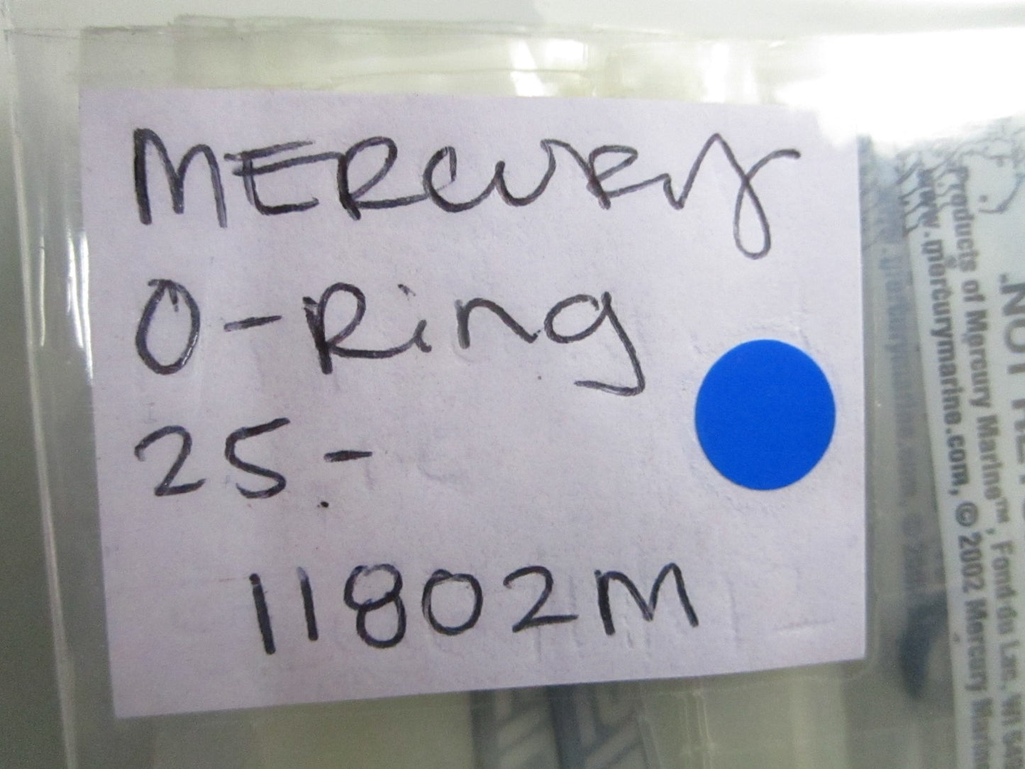 *NEW OEM* (LOT OF 2) 0810 Mercury Quicksilver O-Ring 25-11802M