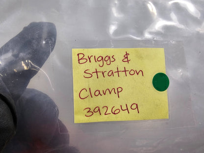 NEW OEM (LOT OF 2) 392649 Briggs & Stratton Clamp 0810