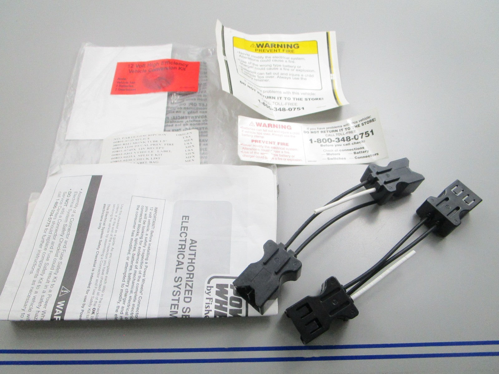 NEW OEM Power Wheels 0803-0218 12V High Efficiency Conversion Kit 0810