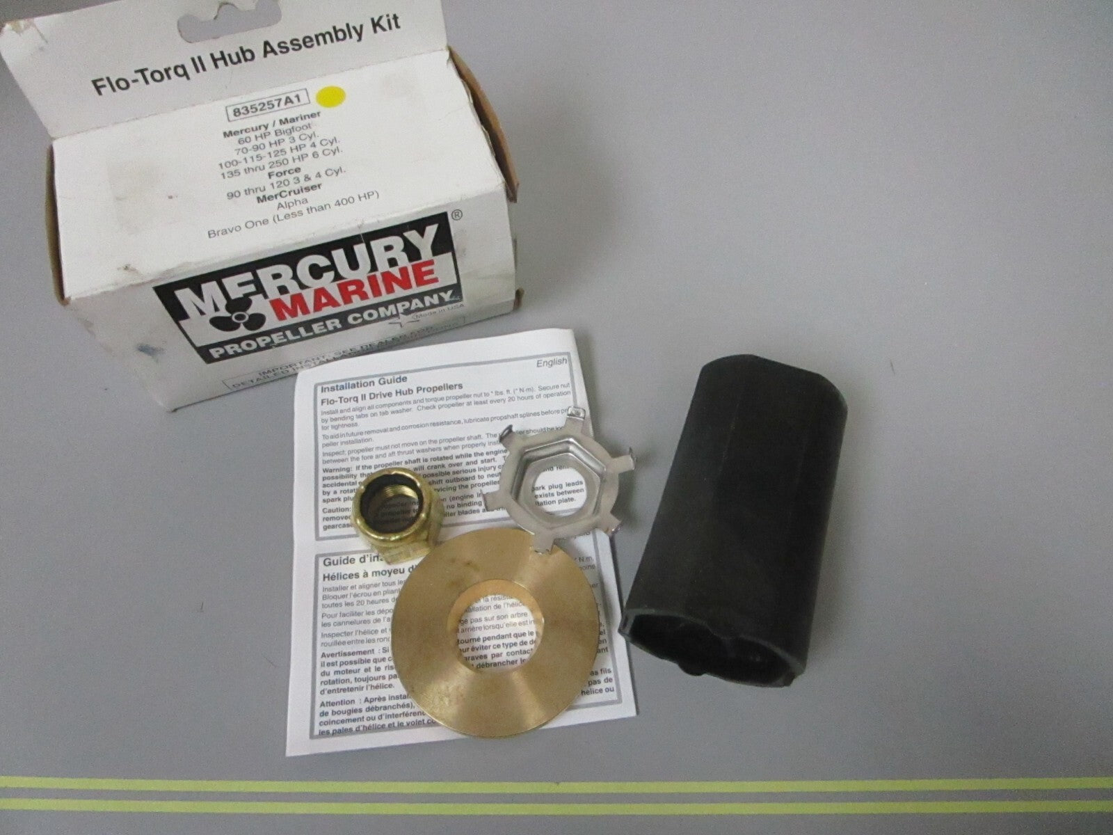 *NEW OEM* 0720 Mercury Quicksilver Flo-Torq Hub Assembly Kit 835257A1