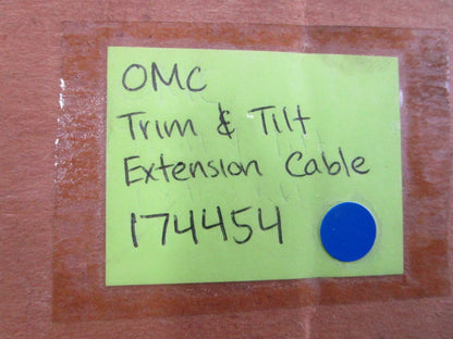 *NEW OEM* 0720 OMC Johnson Evinrude Trim & Tilt Extension Cable 174454 0174454