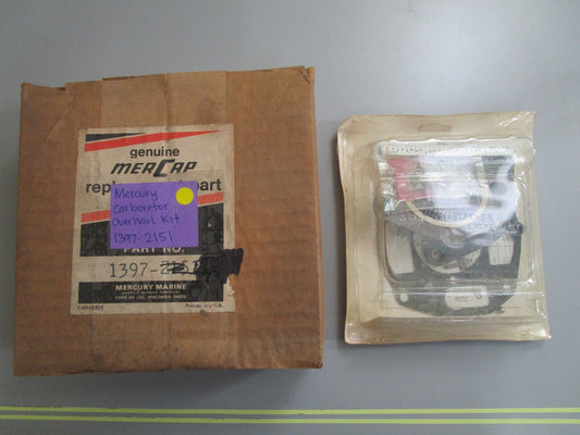 *NEW OEM* 0820 Mercury Quicksilver Carburetor Overhaul Kit 1397-2151