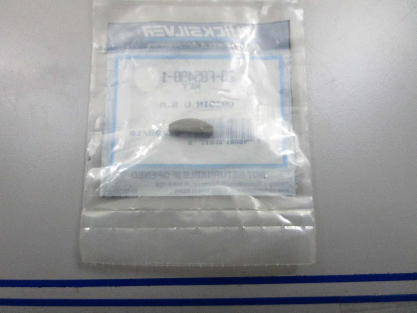 *NEW OEM* 0810 Mercury Quicksilver Key 28-F85498-1