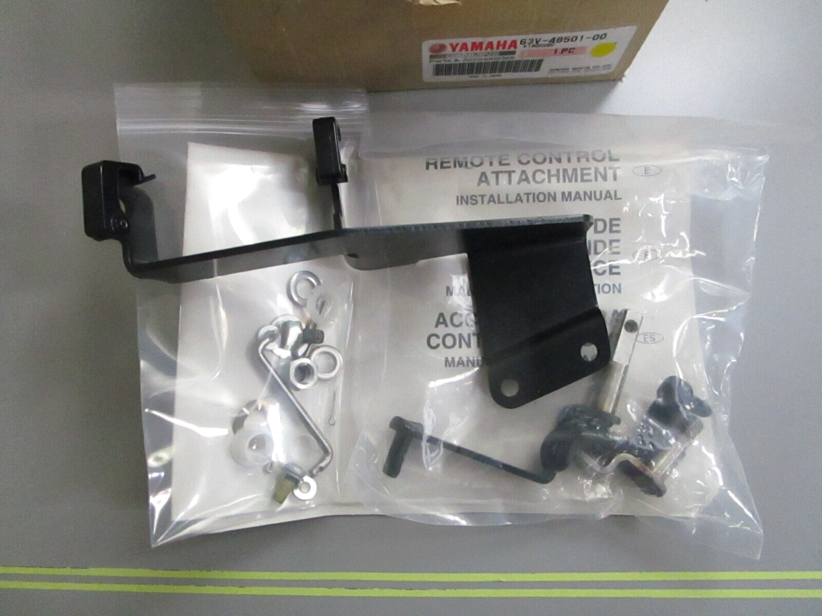 *NEW OEM* 0820 Yamaha Remote Control Attachment Kit 63V-48501-00-00