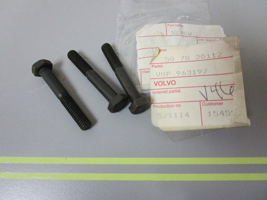 *NEW OEM* (LOT OF 3) 0810 Volvo Penta Screw 963197