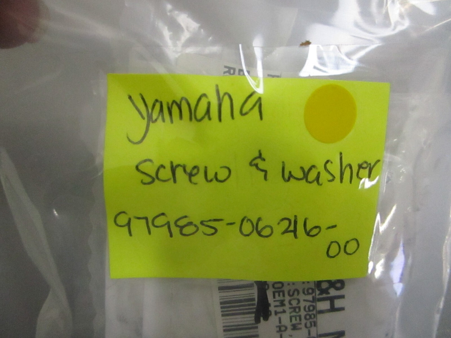*NEW OEM* 0750 Yamaha SCREW & WASHER 97985-06216-00